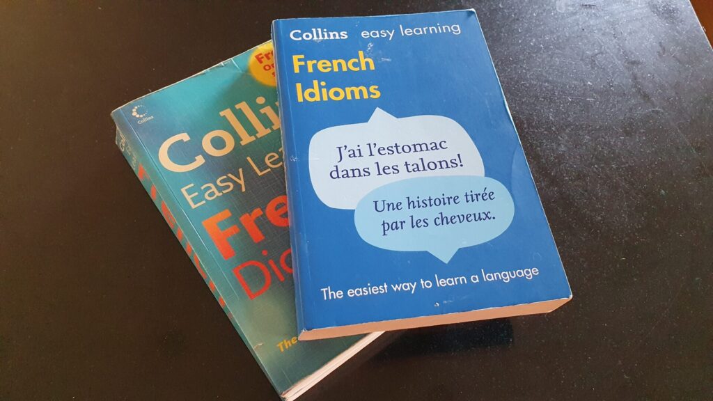 Image of French text books