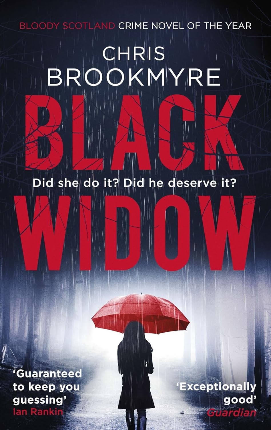 May - "Black Widow" by Chris Brookmyre